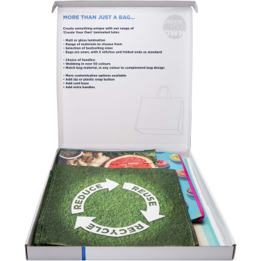Logo trade promotional gift photo of: Laminated totes sample box