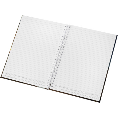 Logotrade promotional item image of: Desk-Mate® A5 hard cover undated diary