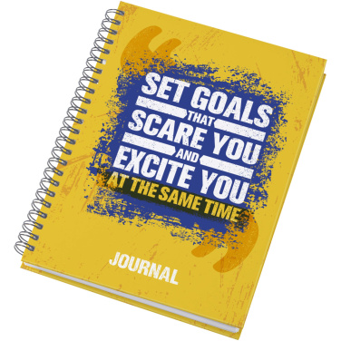 Logo trade promotional product photo of: Desk-Mate® A5 hard cover journal