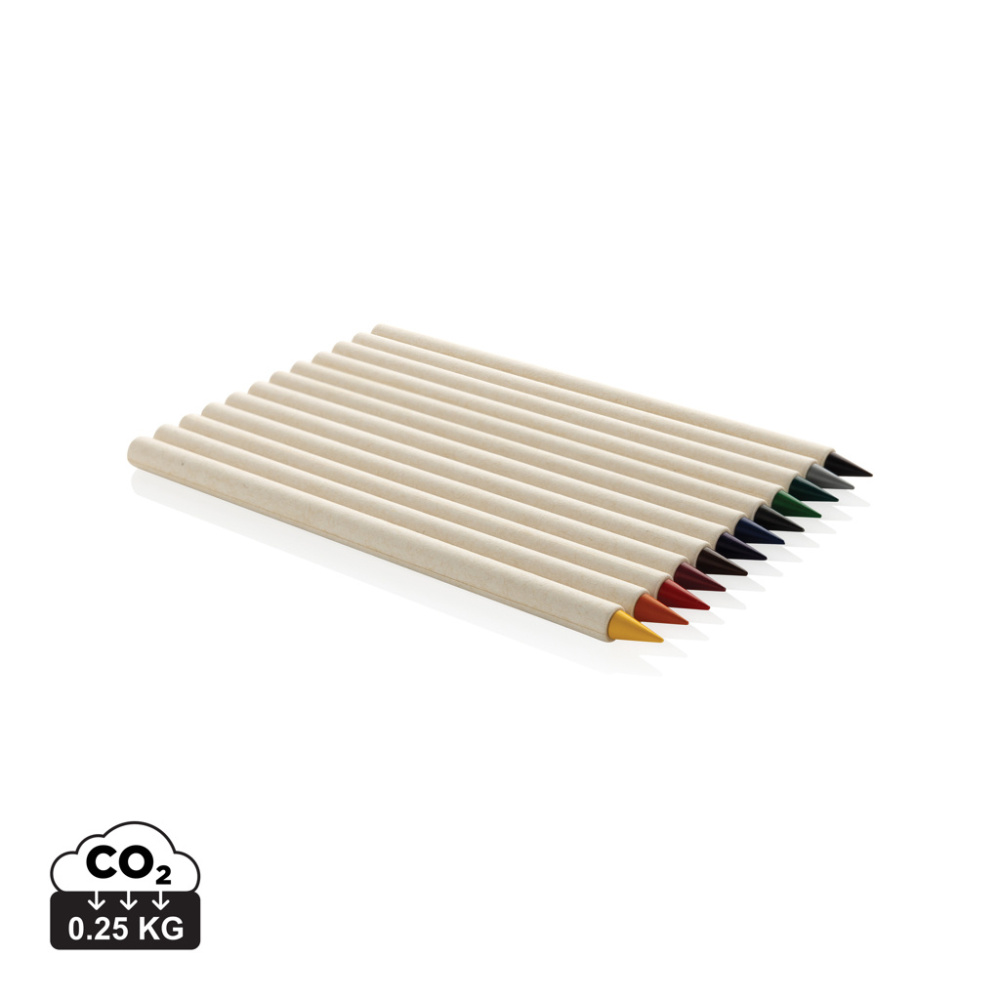 Logo trade advertising product photo of: Micki GRS infinity 12pc coloring pencil set