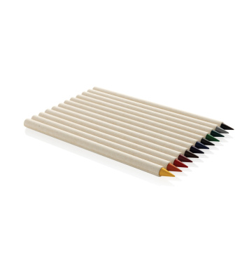 Logo trade promotional giveaways picture of: Micki GRS infinity 12pc coloring pencil set