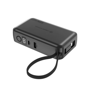 Logo trade business gift photo of: Urban Vitamin Eureka hybrid GANcharger 10000mah powerbank65W