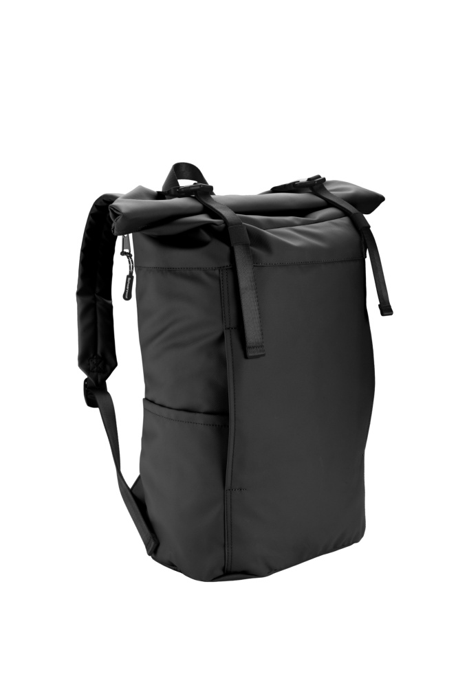 Logotrade promotional product image of: Rolltop backpack PEKTUSAN Schwarzwolf