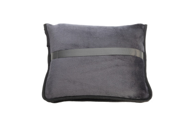Logotrade promotional gifts photo of: Blanket and pillow 2 in 1 AMIATA Schwarzwolf