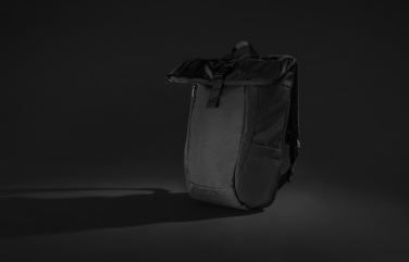 Logo trade advertising product photo of: Swiss Peak Aware™ RPET Leonard 15.6 inch laptop backpack