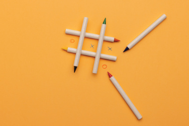 Logo trade promotional product photo of: Micki GRS infinity 6pc colouring pencil set