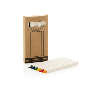 Logotrade promotional giveaway image of: Micki GRS infinity 6pc colouring pencil set