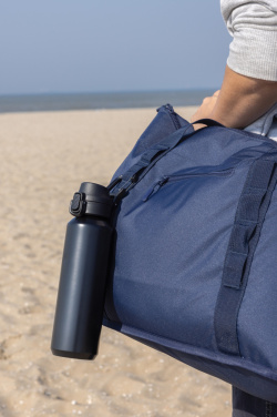 Logo trade corporate gifts image of: Via RCS Re-steel lockable sport bottle 600ML