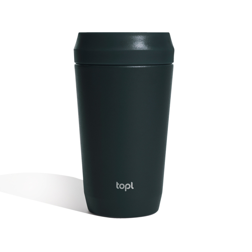 Logotrade business gifts photo of: Topl Recycled Steel To Go Tumbler Patented 360 Lid 354ml