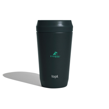 Logotrade promotional merchandise photo of: Topl Recycled Steel To Go Tumbler Patented 360 Lid 354ml