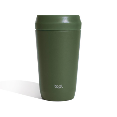Logo trade promotional product photo of: Topl Recycled Steel To Go Tumbler Patented 360 Lid 354ml