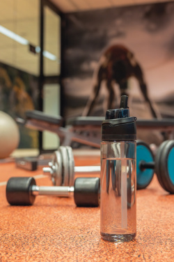 Logo trade business gift photo of: Omni sip RCS RPET water bottle 800ML