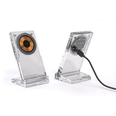 Logotrade promotional item picture of: Magcharge 15W magnetic wireless charging stand