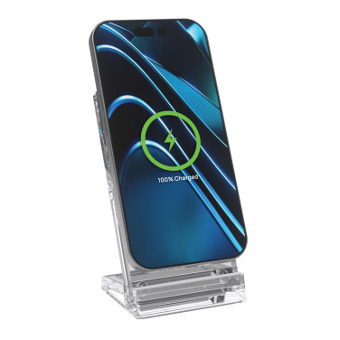 Logotrade promotional merchandise picture of: Magcharge 15W magnetic wireless charging stand