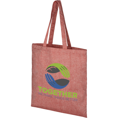 Logo trade promotional merchandise photo of: Pheebs 150 g/m² recycled tote bag 7L