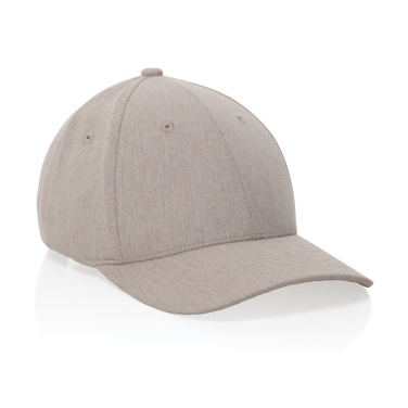 Logo trade promotional giveaway photo of: Milo AWARE™ recycled heather 6 panel cap 200gr