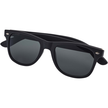 Logo trade promotional gifts image of: Arlo bamboo sunglasses with black coating