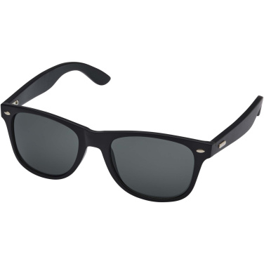 Logo trade promotional gift photo of: Arlo bamboo sunglasses with black coating