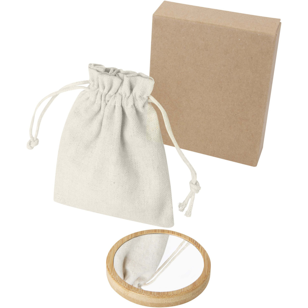 Logotrade corporate gift picture of: Lustre bamboo mirror