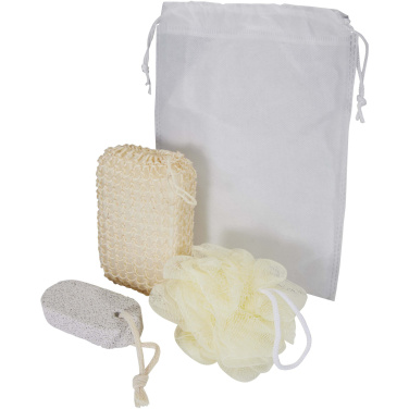 Logo trade promotional merchandise image of: Harmony 3-piece bath accessories set