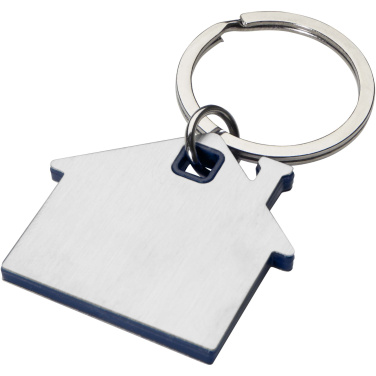 Logotrade promotional product image of: Nook house-shaped keychain
