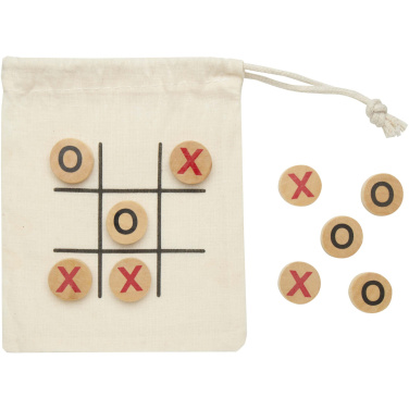 Logo trade business gift photo of: Whorl wooden tic, tac, toe game