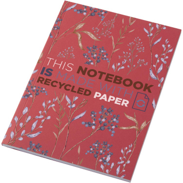 Logotrade promotional product picture of: Novella Austen A5 recycled soft cover notebook - 50 sheets