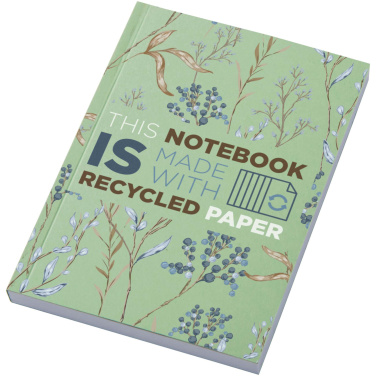 Logo trade promotional giveaways picture of: Novella Austen A6 recycled soft cover notebook - 100 sheets