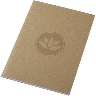 Logotrade corporate gift picture of: Novella Austen A5 recycled soft cover kraft notebook - 50 sheets 