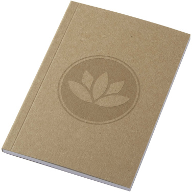 Logo trade advertising product photo of: Novella Austen A6 recycled soft cover kraft notebook - 50 sheets