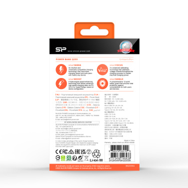 Logotrade advertising product image of: POWER BANK SILICON POWER QP55 10000 MAH