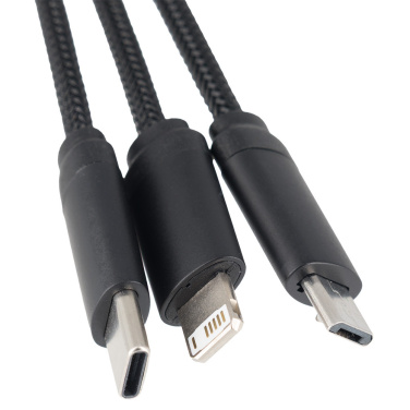 Logo trade promotional product photo of: Big cable 4in1 with illuminated logo - i5w