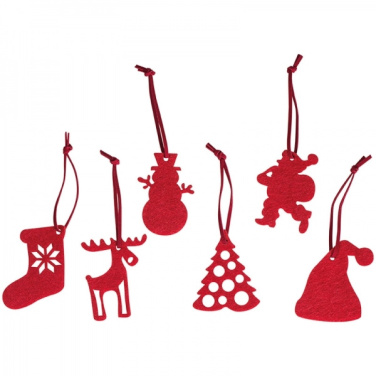 Logotrade promotional merchandise photo of: 6-piece Christmas tree decorations FERGUS