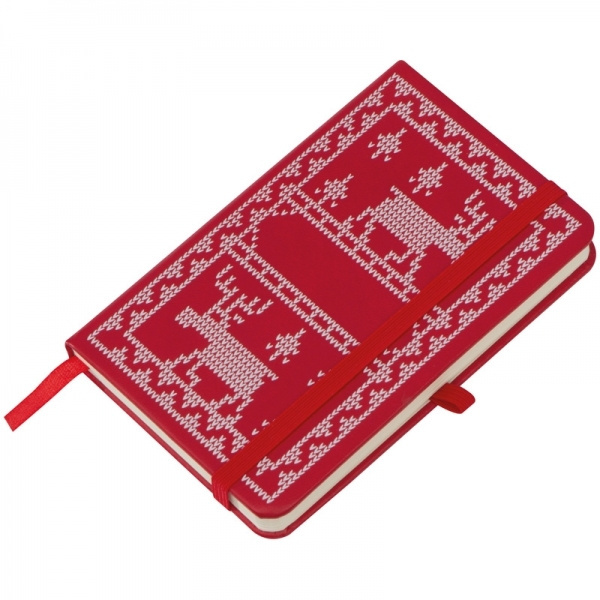 Logo trade corporate gifts picture of: A6 Notebook with Christmas design