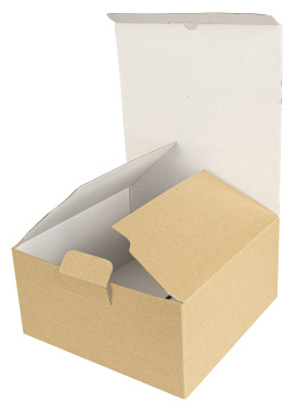 Logo trade corporate gift photo of: Cardboard box - 21,5 x 21,5 x 10,5 cm