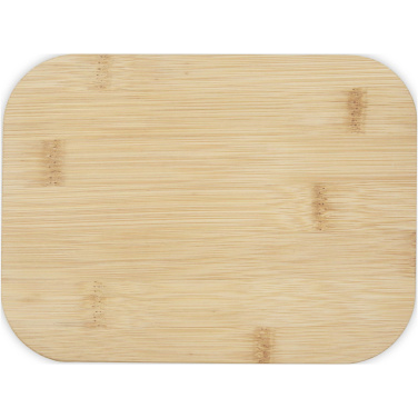Logo trade promotional products picture of: Roby glass lunch box with bamboo lid