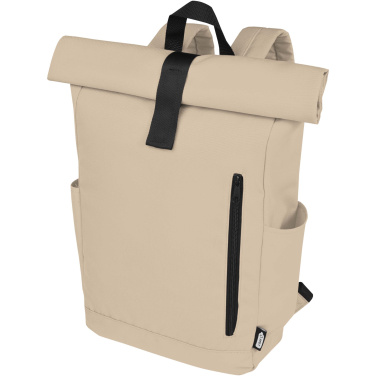 Logotrade promotional giveaway picture of: Byron 15.6" GRS RPET roll-top backpack 18L
