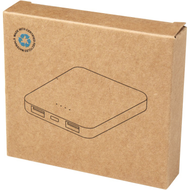 Logo trade promotional items image of: Asama 5000 mAh Type-C recycled plastic power bank