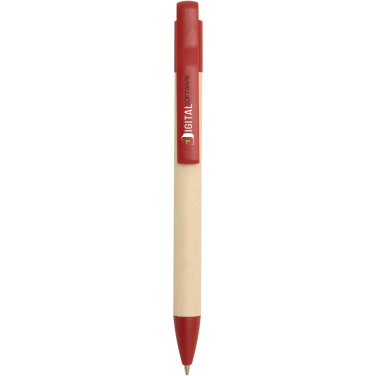 Logotrade business gift image of: Liliana sugarcane paper ballpoint pen (blue ink)