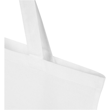 Logo trade promotional giveaways picture of: Madras Blend 140 g/m² GRS recycled cotton tote bag 7L