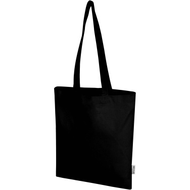 Logotrade promotional item image of: Madras Blend 140 g/m² GRS recycled cotton tote bag 7L