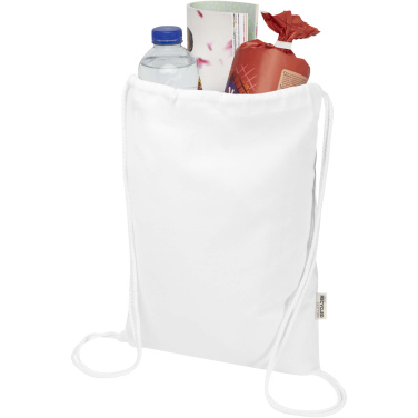 Logotrade corporate gifts photo of: Oregon Blend 140 g/m² GRS recycled drawstring bag 5L