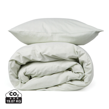 Logo trade promotional giveaway photo of: VINGA Montgomery premium cotton bed linen, 4 pcs set