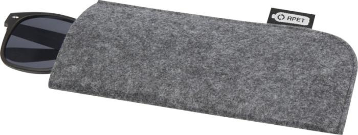 Logotrade promotional gift picture of: Felta GRS recycled pouch for glasses