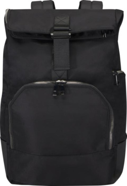 Logotrade promotional product image of: Rhine 15” GRS recycled rolltop backpack 18L
