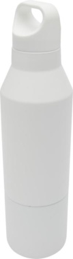 Logotrade promotional gifts photo of: Odessy 600 ml RCS certified recycled stainless steel insulated bottle with 300 ml cup