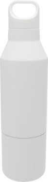 Logotrade promotional giveaways photo of: Odessy 600 ml RCS certified recycled stainless steel insulated bottle with 300 ml cup