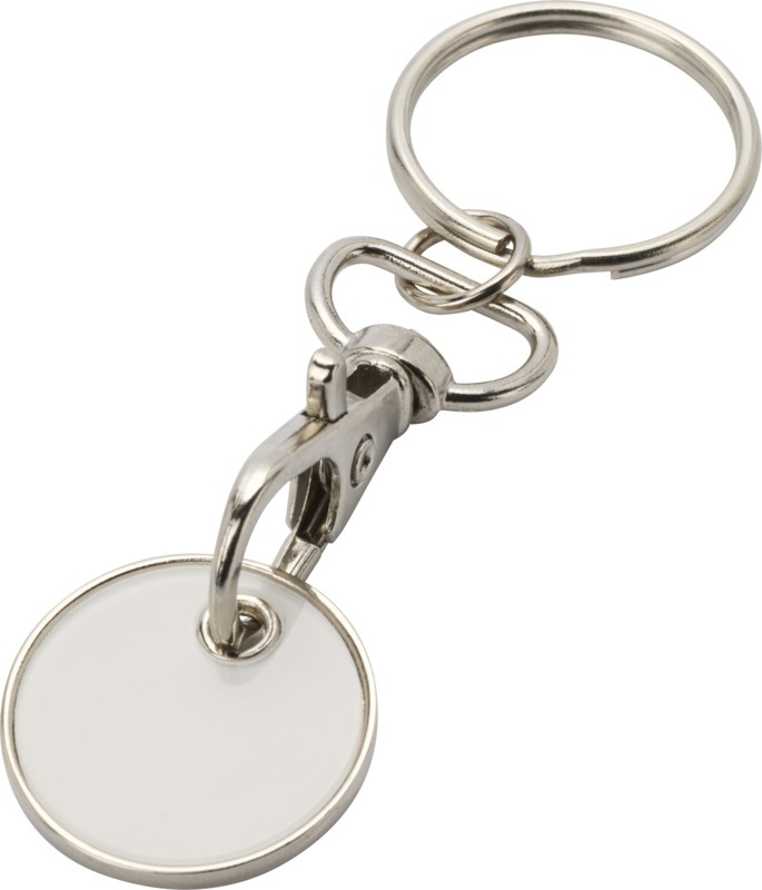 Logo trade advertising products picture of: Rory keyring with trolley coin