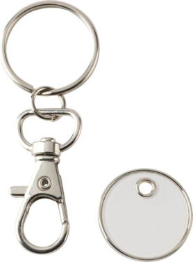 Logotrade promotional gift picture of: Rory keyring with trolley coin