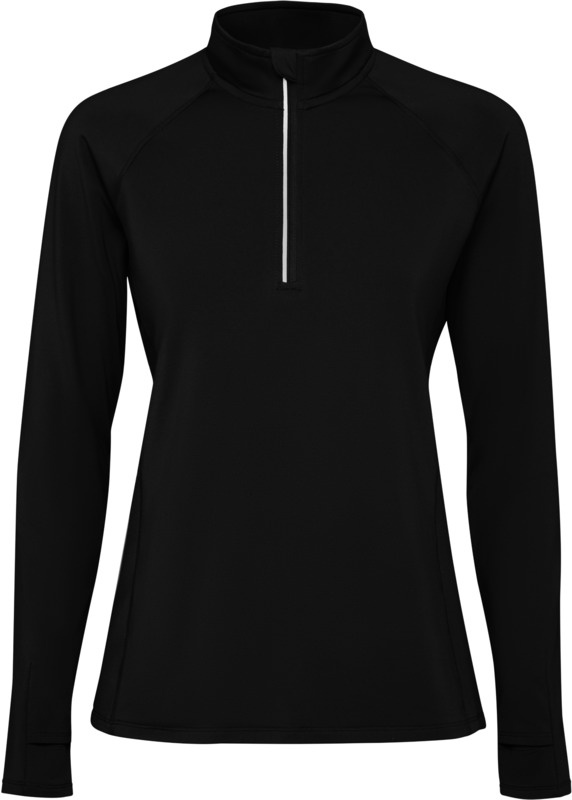 Logotrade business gift image of: Estambul long sleeve women's half zip sweatshirt